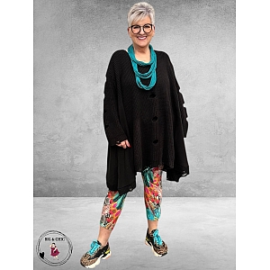 AKH Trui  Oversize A-Lijn Zwart